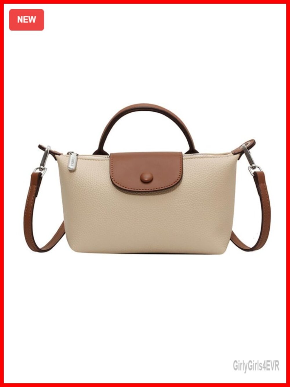 Quilted PU Crossbody Shoulder Handbag for Women